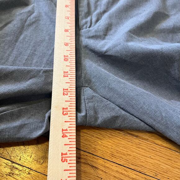 LinkSoul Pants Mens 36 Gray Chino Straight Leg Ankle Flat Front Golf - Picture 8 of 10